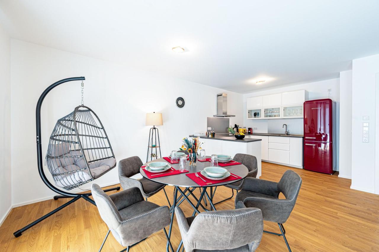 Lit Living: Luxus - Box Spring - Parking - Terrace Appartement Ludwigshafen am Rhein Buitenkant foto