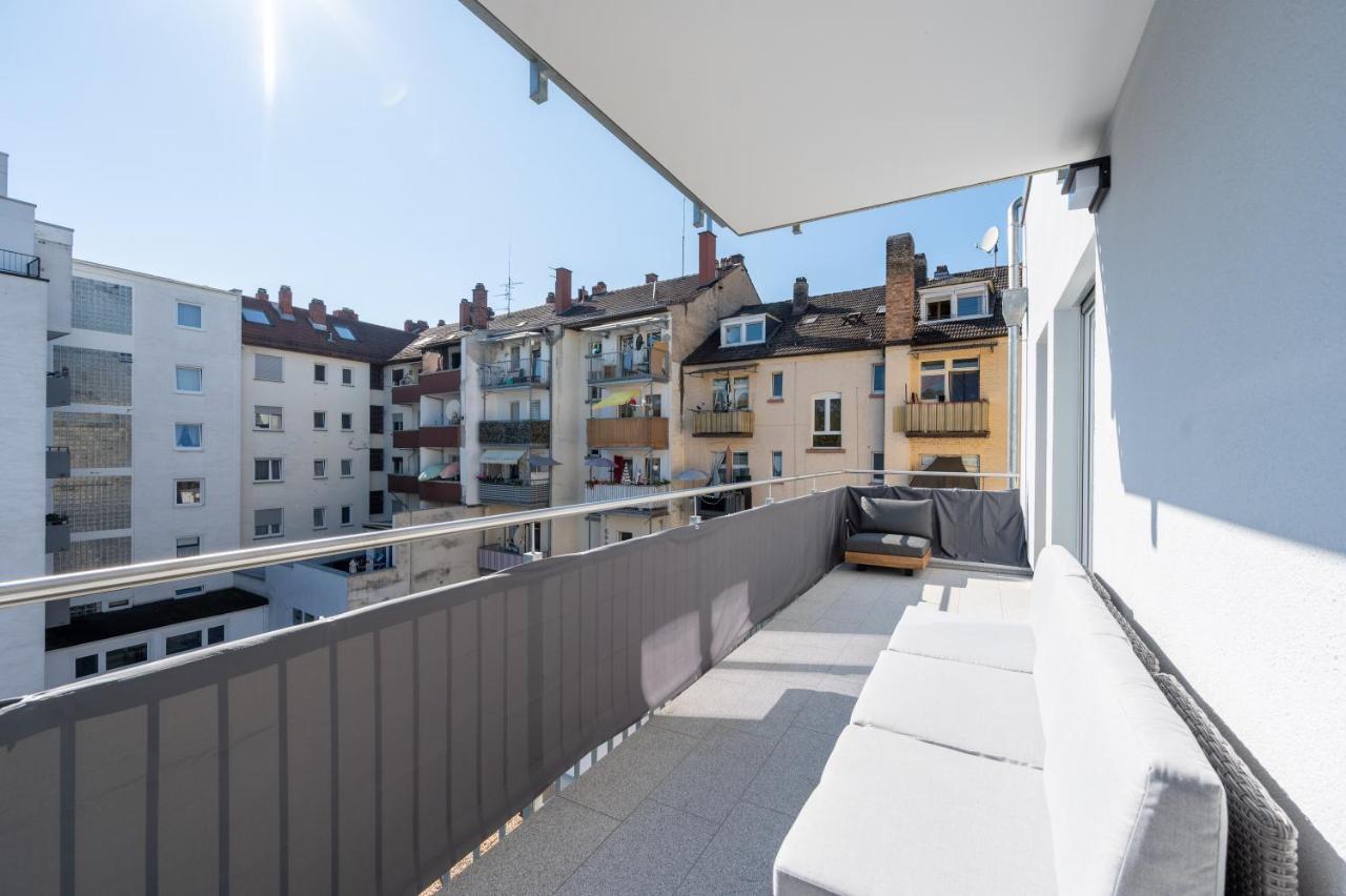 Lit Living: Luxus - Box Spring - Parking - Terrace Appartement Ludwigshafen am Rhein Kamer foto