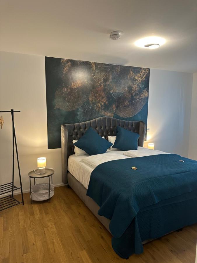 Lit Living: Luxus - Box Spring - Parking - Terrace Appartement Ludwigshafen am Rhein Kamer foto